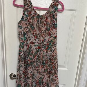 Jessica Simpson Multicolor Floral Midi Dress